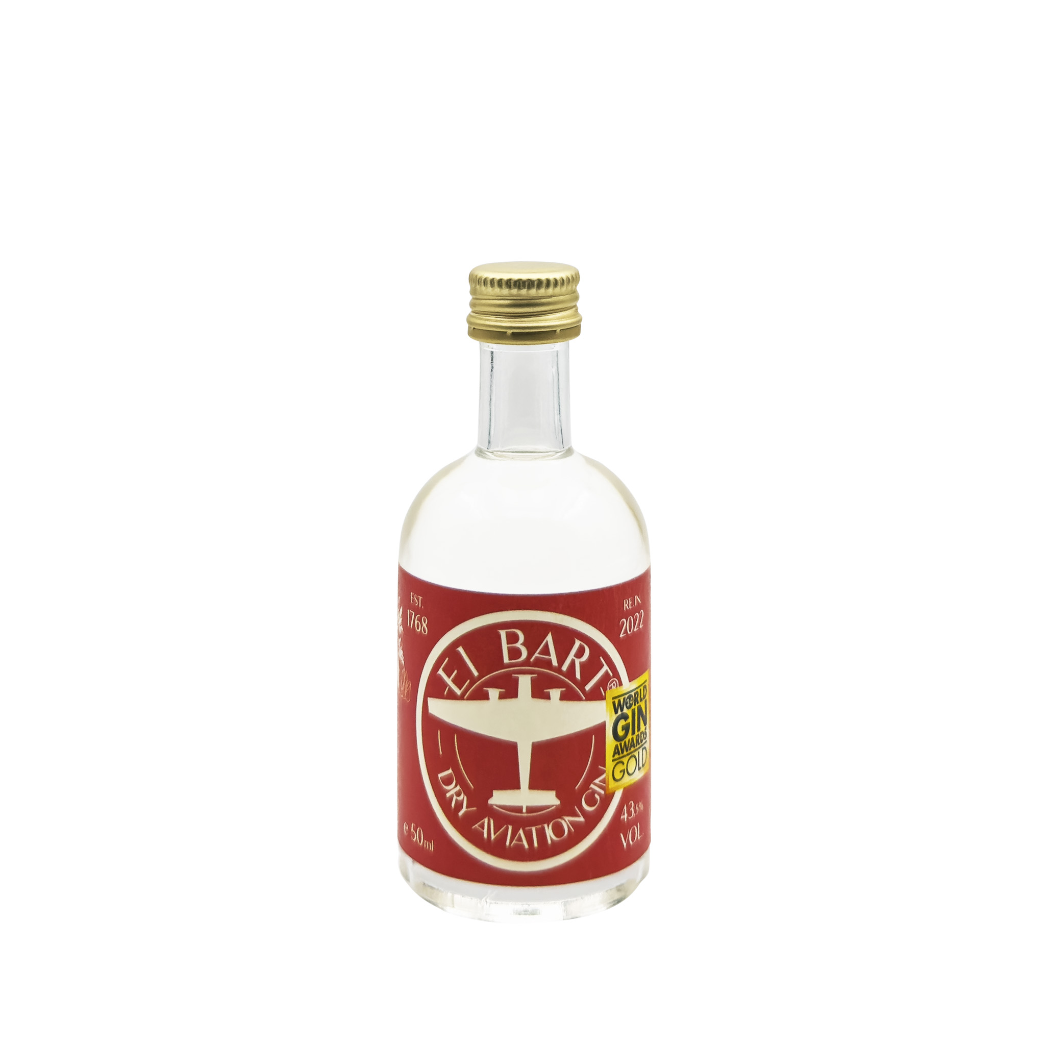 El Bart | Dry Aviation Gin | 43,5% VOL | 5 CL